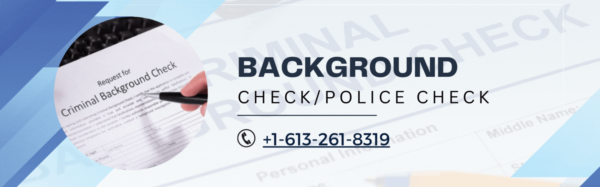 Background Check/Police Check